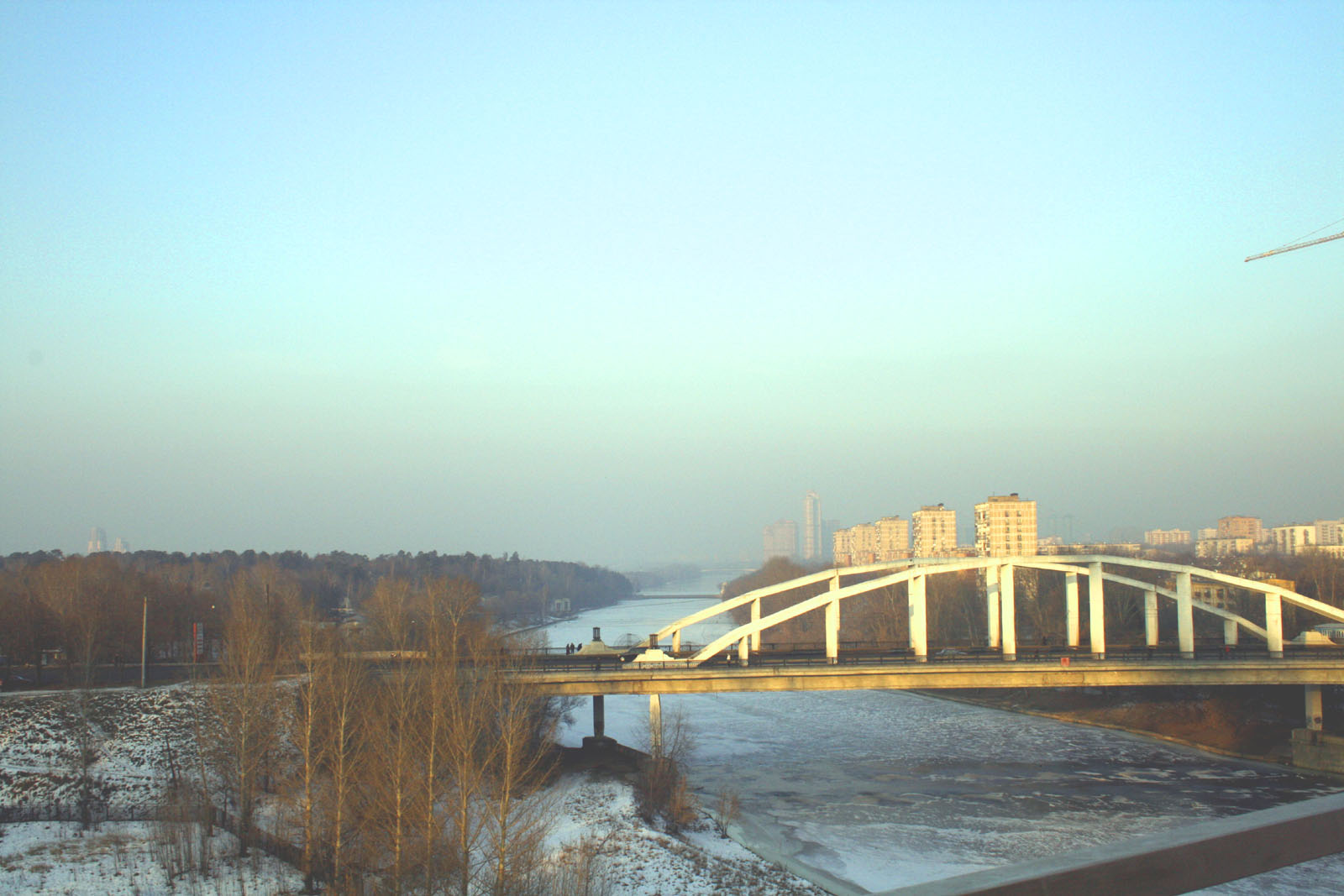 мост серебряный бор москва