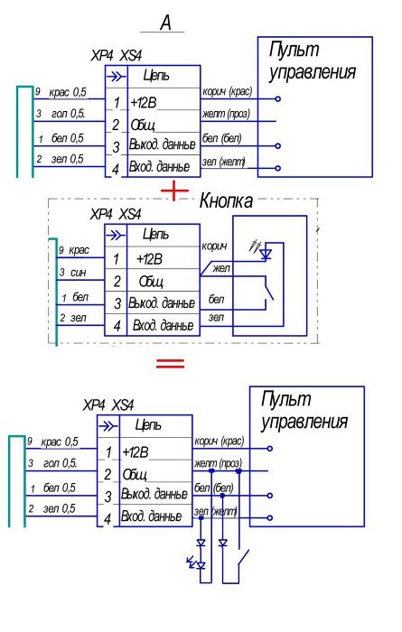 Схема подключения бинар 5s