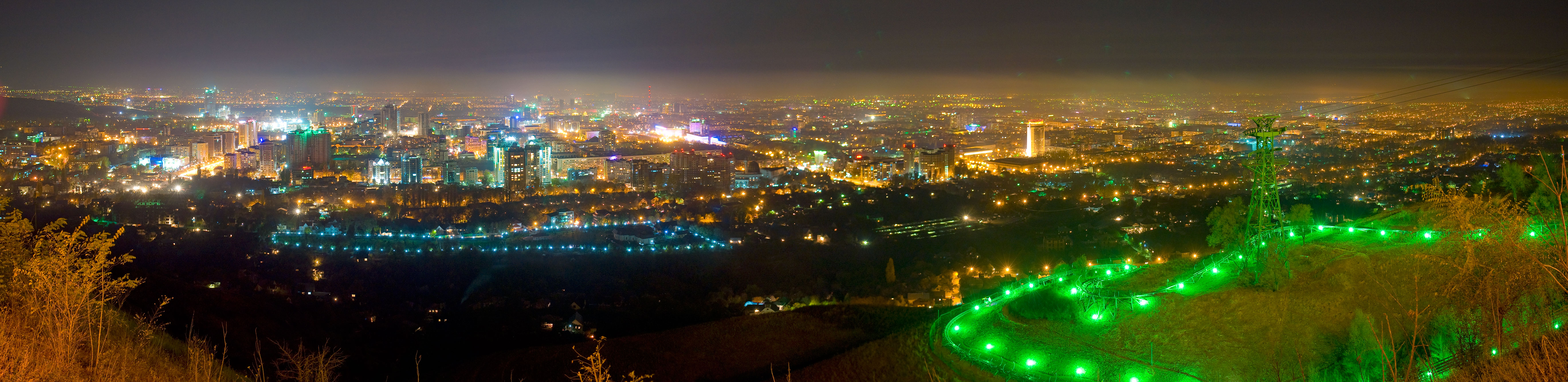 Ночной Ташкент панорама