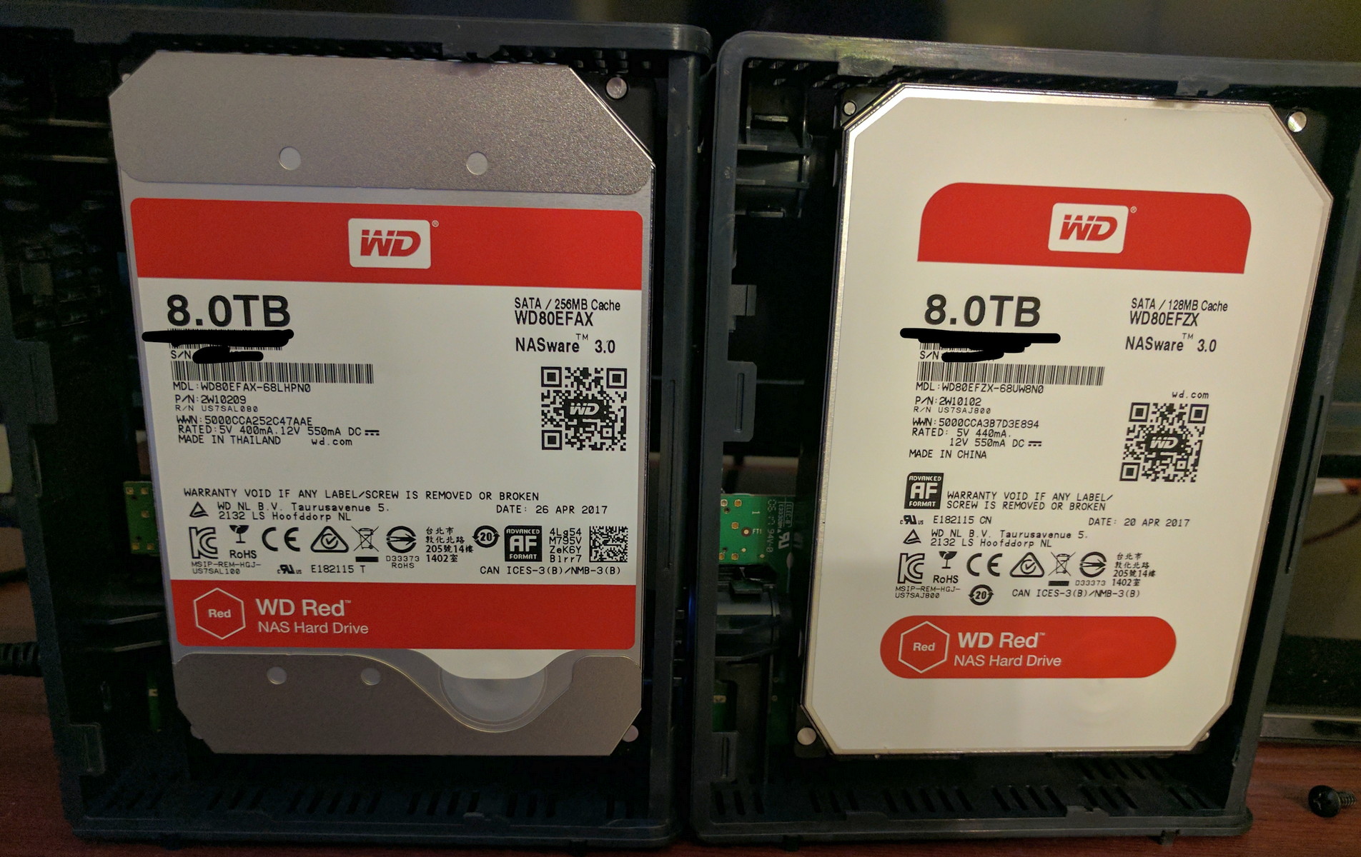 WD Red WD80EFAX - Helium-filled - SMR HDD - pritomili - Участники