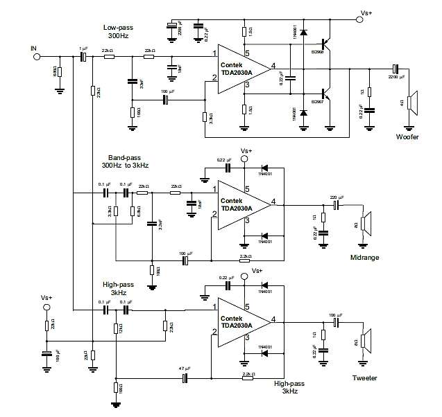 Tda2030a схема усилителя сабвуфера